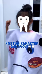 Kostum Anak Gigi Costume Pentas Anak Termurah Dan Terlaris Kostum Karnaval Gigi Pesta Pentas Drama Karakter