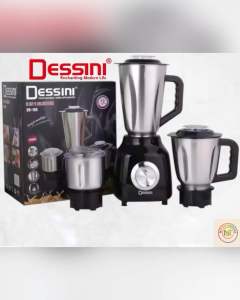 [READY STOCK] Dessini 1.5L 3 in 1 Electric Kitchen Juicer Blender(stainless steel) 450w copper motor. Centrifugal Juicer Portable! [1years warranty]