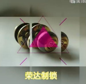 Ổ khoá tay nắm tròn cao cấp ( màu NÂU VÀNG BÓNG ) bảo hành 2 năm