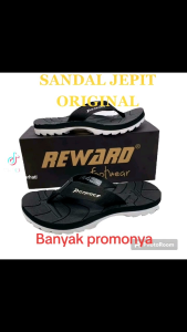 Sandal jepit reward pria wanita dewasa terbaru distro kekinian 2024 sol karet putih   kuat awet