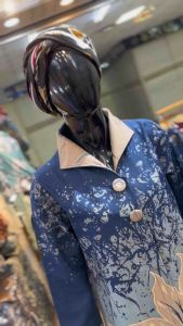 Baju Batik Tunik | Batik Couple | Batik Sarimbitan | Seragam Batik Guru | Bahan Katun Solo Lapisan Full Trikod