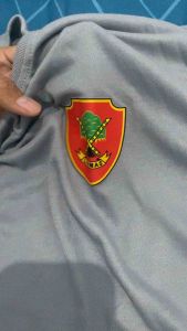 KAOS LINMAS TERBARU SABLON DEPAN BELAKANG kaos oblong linmas abu abu