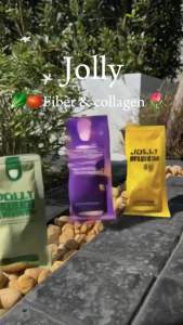 Jolly แพ็คเก็ตใหม่❗️รวม 3 รสชาติ (ไฟเบอร์ + คอลลาเจน) 1 ห่อ 30 ซอง