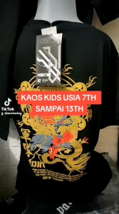 DRAGON MERAH 5-8TH KAOS ANAK LAKI LAKI NAGA/DRAGON PREMIUM DISTRO KAOS KEREN