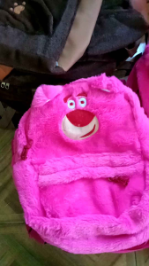 Tas Ransel Bulu Buludru Lembut Tebal Karakter Kartun