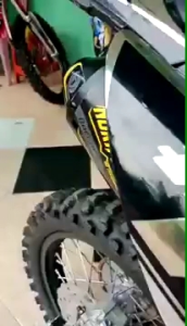 Silincer Norifumi Roket 4 untuk CRF KLX D-tracker