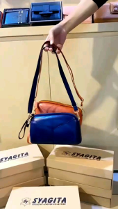 Dompet Susy Asli: Dompet Selempang Kulit & Frosop Pembersih Tas