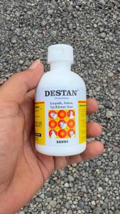 DESTAN 100ml Desinfektan anti virus Bakteri steril kandang tempat pakan minum peternak ayam kambing