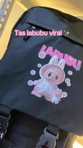Tas Ransel Sekolah Anak Laki-laki SD SMP dengan Karakter KARTUN Labubu viral