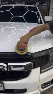 เครื่องเคลือบสีและขัดกระดาษทรายขนาด5นิ้ว พร้อมฟองน้ำขัดสี3ชิ้นทขนาด5นิ้ว