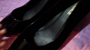 SALE heels hitam size 40