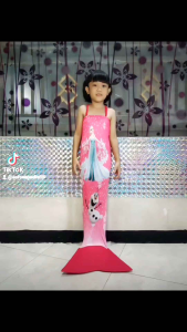 Kostum Mermaid Murah Berkualitas Full Printing Sublim