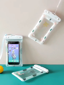 Sarung Hp Bermotif Kartun Bumper Case/Kantong Handphone Anti Air Dengan Model Sealer Waterproof