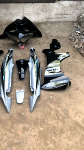 bodi jupiter z new burhan th.2008 hitam silver kap jupiter z new cover bodi set jupiter z new fullset stripping komplit murah