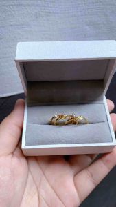 Cincin Titanium Bunga Clover: Aksesoris Fashion 4in1