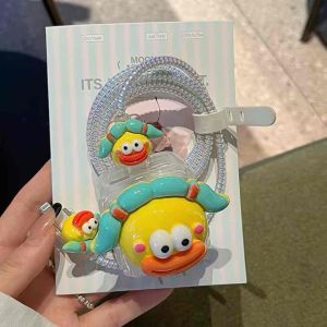 ỐP BỌC SẠC NHANH PD 20w || ỐP BỌC SẠC HÌNH KUTE PHÔ MAI QUE