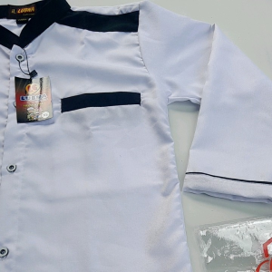 Koko Putih Anak Bahan Catton Madinah