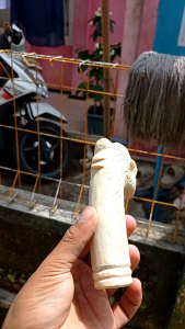GAGANG GOLOK KAYU KUAT UKIR NAGA