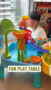 Nocky Fun Play Table Toys Water Indoor Outdoor For Children Fishing Sink Toy Kids