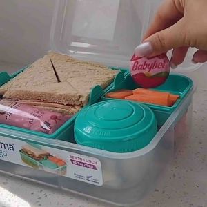 Sistema To Go Bento Box Lunch Box Food Snack Container 1.25L or 1.65L MADE IN NEW ZEALAND