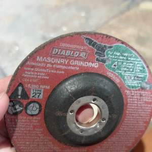 Diablo 4 in. x 1/4 in.x 5/8 in. Masonry Grinding Disc with Depressed Center