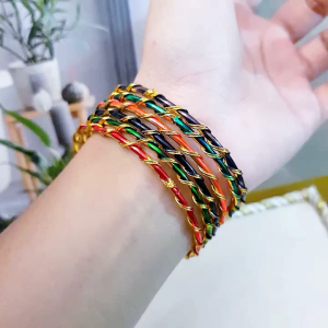 Gelang Keroncong Xuping Isi 6 Pcs Warna Kombinasi Cantik Xds228d