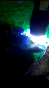 1kg rough bahan batu akik blue oval motif