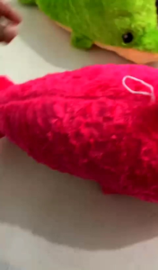 Large Dolphin Plush Pillow 40×70cm – Soft Hugging Stuffed Toy (Red/Purple/Orange/Pink)