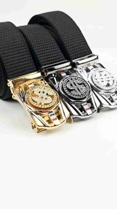 Dollar Sign Rotating Nylon Belt Automatic Lock