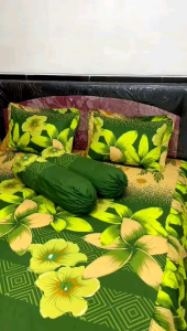 SPREI RUMBAI MOTIF KEKINIAN 200 X 200 (EXTRA KING) FREE SARBAN 2 SARGUL 2