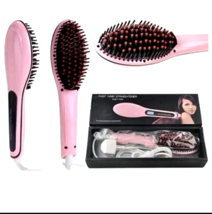 Fast Hair Straightener Heating Straight Hair Brush Fast Styling Portable Hair Flat Irons Straightening Comb
