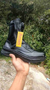 Rumaos zadah04 sepatu PDL TNI POLRI SECURITY TALIPUTAR OUTDOOR ANKLE BOOTS KULIT