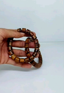Gelang Kayu Gaharu Buaya Butiran Tabung