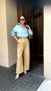 เชิ้ตผ้าพื้นปัก  อก   Colors: (4)