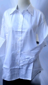 Kemeja Blouse Wanita Katun Minyak Lengan Panjang