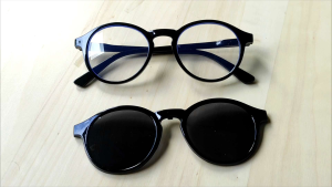 Kacamata Minus Pria Wanita Blueray Clip On -0.50 s/d -3.50