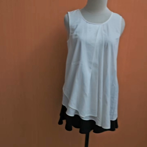 atasan wanita putih G2000 cewek M L kutung MEWAH blouse santai cute