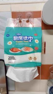 กระดาษทิชชู่ในครัว ติดผนังไม่เจาะรู ทำความสะอาด