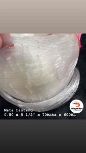 0.50 x 5 1/2” x 70Mata x 600ML(Mata Lintang)Isi Jaring Kosong/Pukat Ikan/Dolphin Brand/Fishing Net