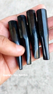 Aksesoris Batu Giok Black Jade Asli Aceh Cutting Segi 8