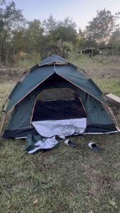 เต็นท์นอน เต็นท์กางอัตโนมัติ 2ประตู กางง่ายเก็บง่ายขนาดนอนได้3-4คน