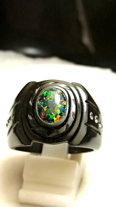 Cincin Kalimaya Black Oval