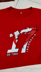 Atasan Kaos Lengan Panjang Hut RI 80 Bangau 1945 Kemerdekaan RI 2025 Kaos Merah Putih 17 Agustus Kaos Pria Kaos Wanita Hut RI Ke 79