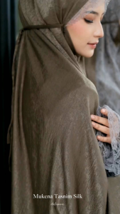 Dalanova mukena Tasnim Tumaninah terbaru bahan santorini silk size jumbo mukena dewasa mukena lebaran 2025