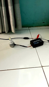 Modul Blitz Pesawat 1 CH + Lampu C6 Tanpa Toples 12V-24V untuk Mobil