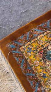 Persian silk on silk carpet rug  size 2x3 meter from Iran