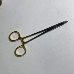 Premium Olsen Hegar Needle Holder Scissor 7.5 inches Gold Handle German Stainless