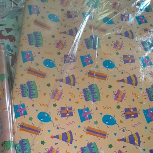 Kertas Kado Karakter & Bungkus Kado Karakter SIDU
