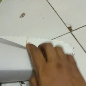 Kotak Wadah Popcorn Kertas Putih Polos 12x6