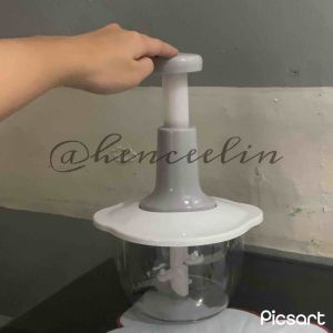CKS Hand Pat Multi-Function Hand-Pushing Cooker Meat Processor Manual Food Chopper Hand Power Mincer Mixer Egg Beater